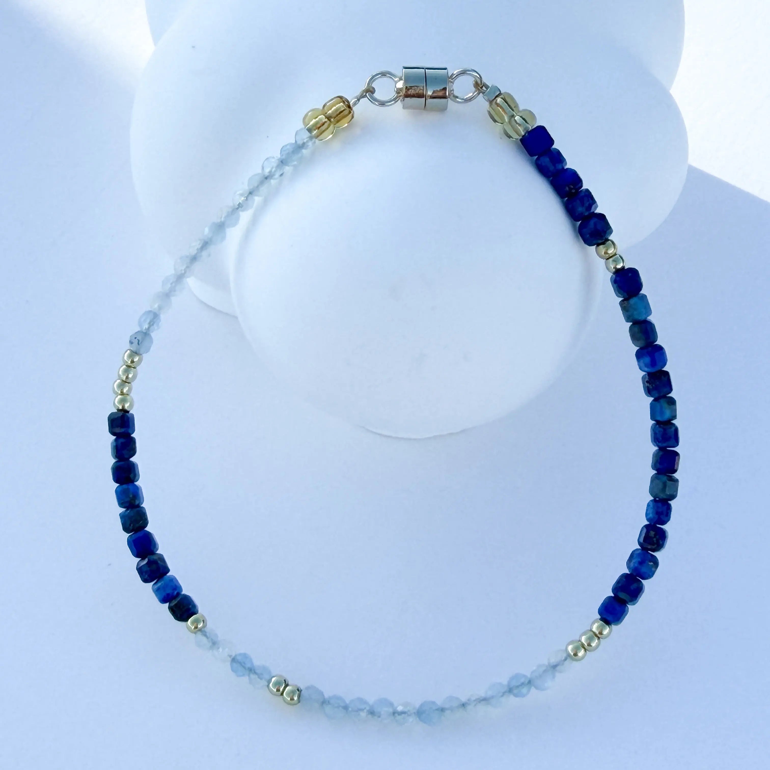 Ocean Calm - Sodalite and Aquamarine Jewelry Minimalist Style